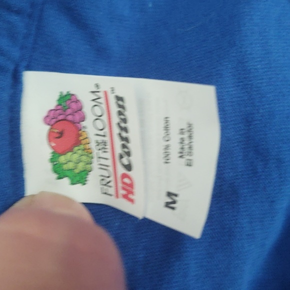 *SALE* NWOT Bundle of 3 Fruit of the Loom Blue Tees Size M - Picture 2 of 2